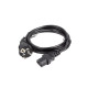 Power cable laptop CEE 7/7 -> C320 C13 1.8m straight, black