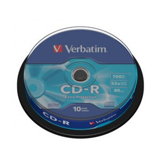 CD-R 52x 700MB 10P CB DL Ex Prot 43437