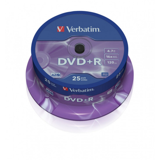 DVD+R 16x 4.7GB 25P CB 43500