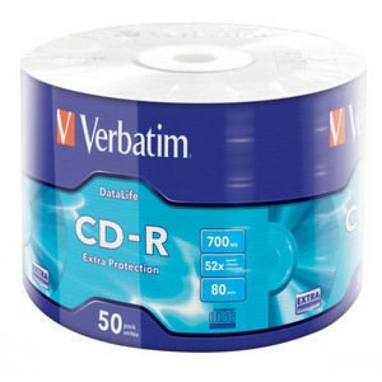 CD-R 52x 700MB 50P SP Extra Protection Wrap 43787