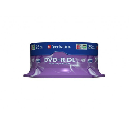 DVD+R 8x 8.5GB 25P CB Double Layer 43757 