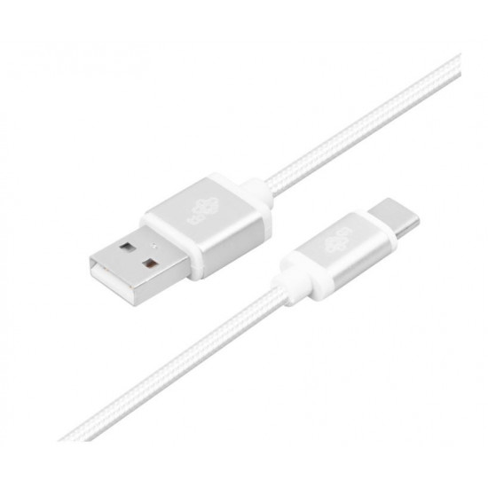 Cable USB - USB C cable 2 m silver
