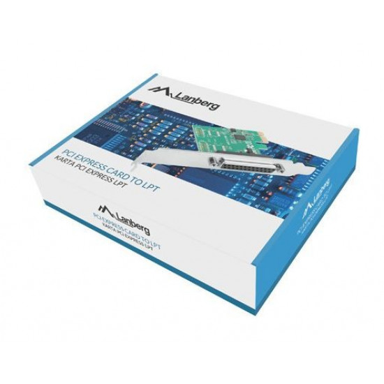 PCI EXPRESS LPT (DB25) X1 LANBERG + LOW PROFILE