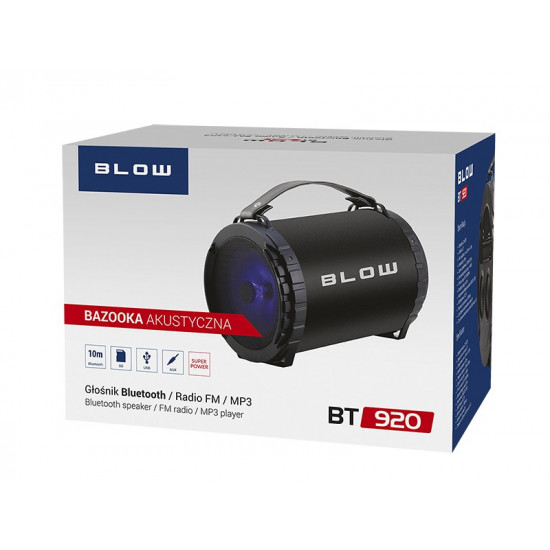 BLOW BT920 120 W Stereo portable speaker Black