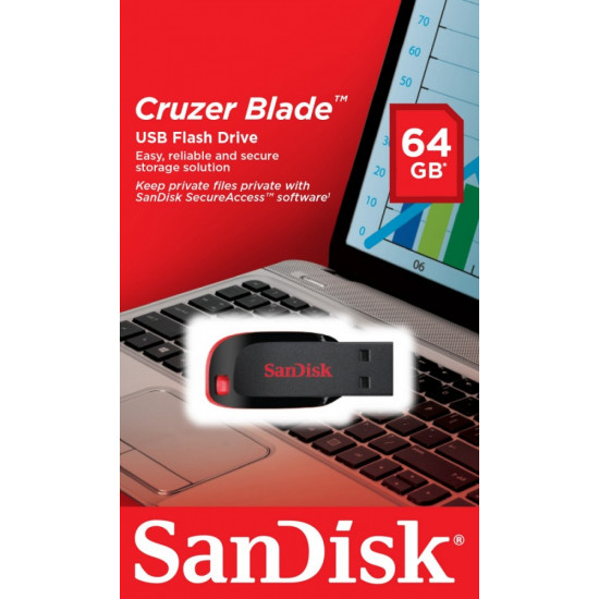 Cruzer Blade USB Flash Drive 64GB