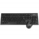 A4Tech 7100N desktop keyboard Mouse included RF Wireless QWERTY English Black