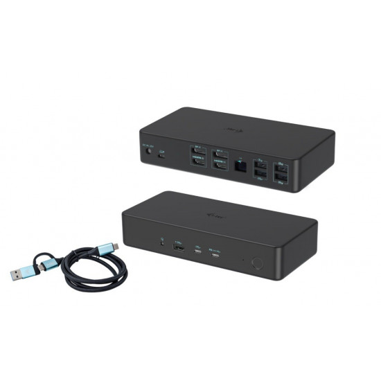 i-tec USB-C/3.0/T3 Dual 4K DDS Gen.2 + PD 100W