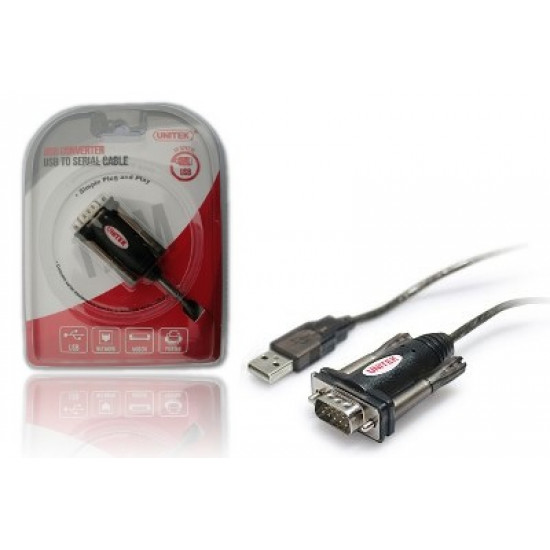 Adapter USB- 1xRS-232 + Adapter DB9F/DB25M Y-105A