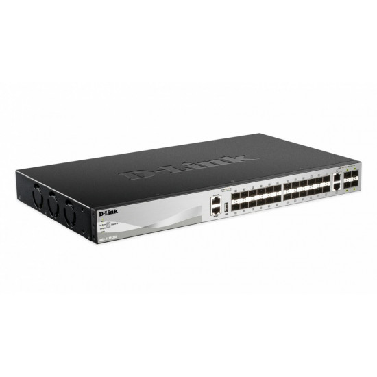 D-Link DGS-3130-30S Swi tch 24xSFP 2x10GB 4xSFP