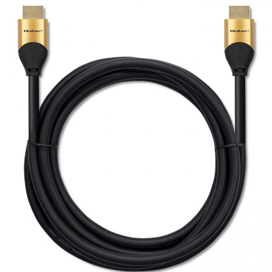 HDMI v2.1 cable UHS 8K 60Hz 30AWG GOLD 1m