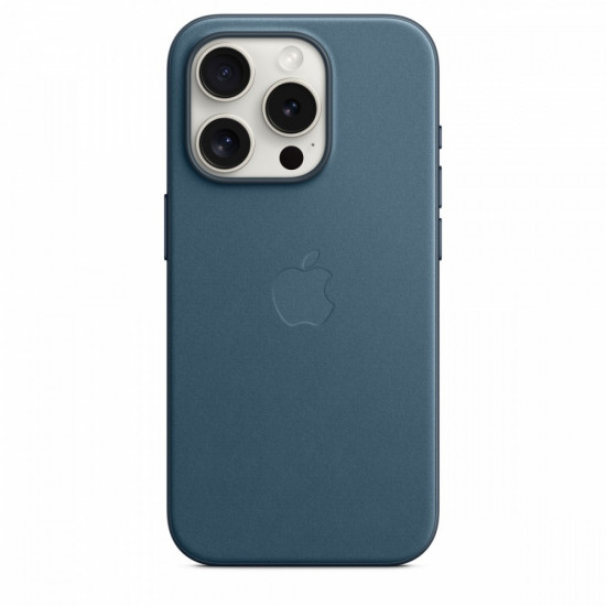 Case FineWoven fabric with MagSafe for iPhone 15 Pro - pacific blue