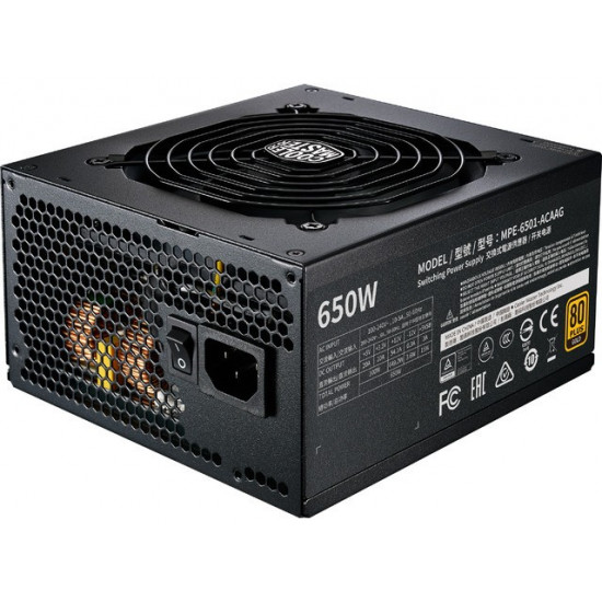 Modular power supply MWE Gold 650W 80+