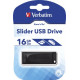 Pendrive Slider 16GB Black