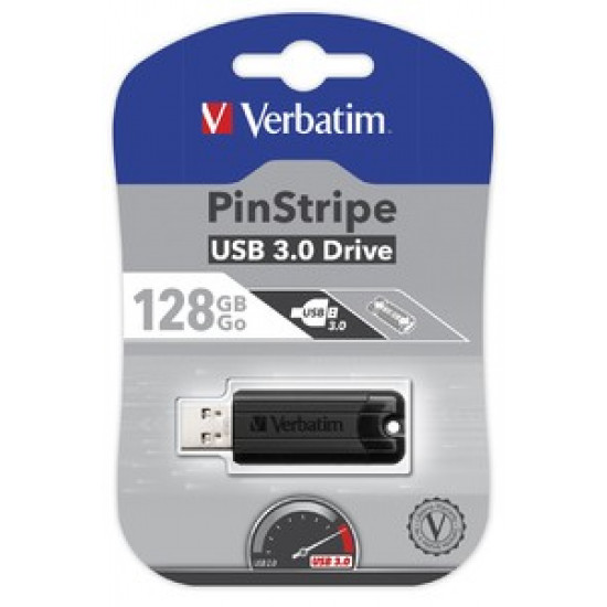 Pendrive PinStripe USB 3.0 Drive 128GB Black