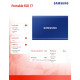 SSD Portable T7 2TB USB 3.2 GEN.2 BLUE