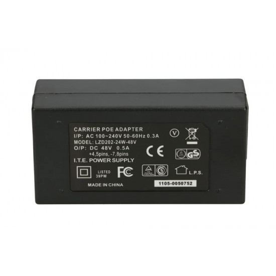 PoE power supply POE-48-24W 48V 0,5A 24W