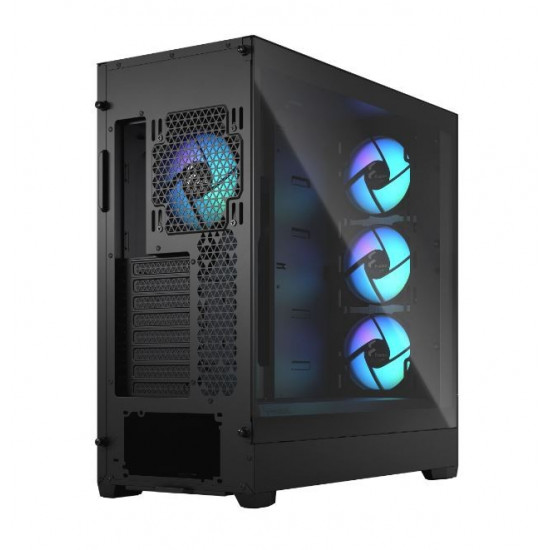 CasePop XL Air RGB Black TG Clear Tint