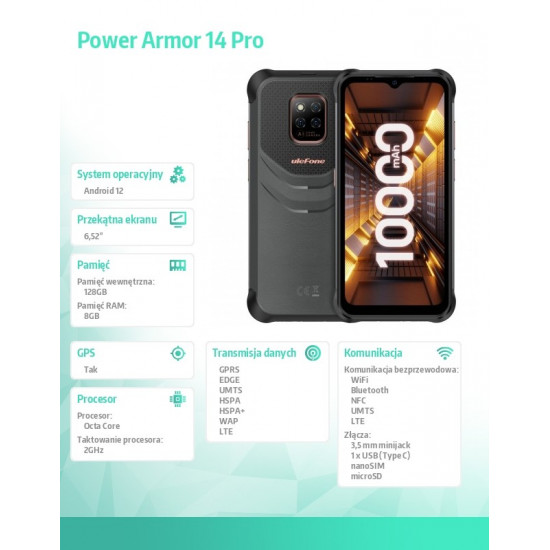 Power Armor 14 Pro 8/128GB black