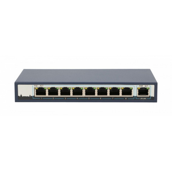 CERES EX-SF1008P 8 PORTS 10-100MBPS POE SWITCH 802.3AF 96W 15.4W PER PORT 