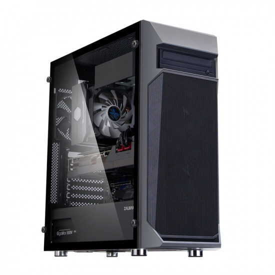 PC case Z1 Plus ATX Mid Tower fan x3 ODD