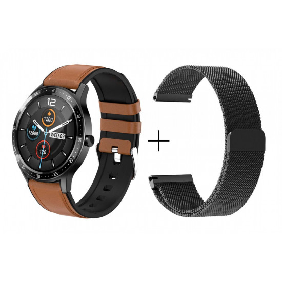 Smartwatch MaxCom Fit FW43 cobalt 2 black