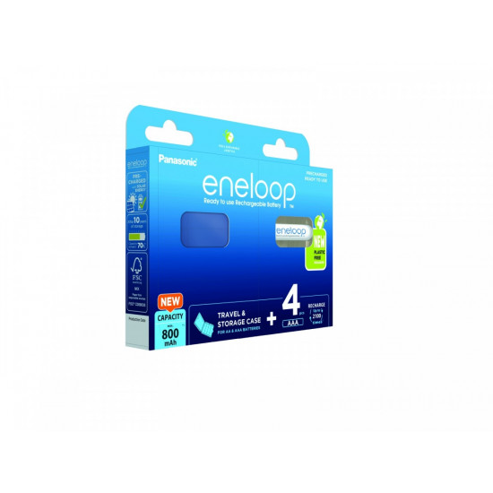 Eneloop aku. AAA 800 mAh 4 pcs.+box BK-4MCDEC4BE