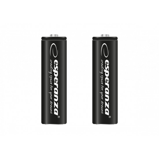 Rechargeable Batteries AA 2600mAh black 2 PCS