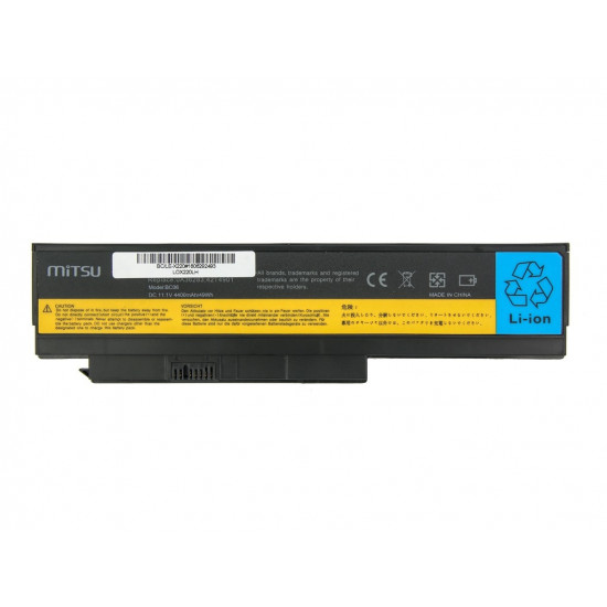 Battery for Lenovo X220 4400 mAh (48 Wh) 10.8 - 11.1 Volt