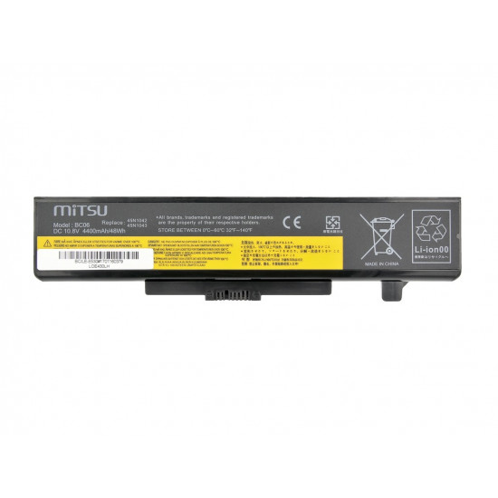 Battery for Lenovo Thinkpad E530 4400 mAh (48 Wh) 10.8 - 11.1 Volt
