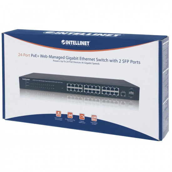 Switch Intellinet Gigab it 24x 10/100/1000 RJ45