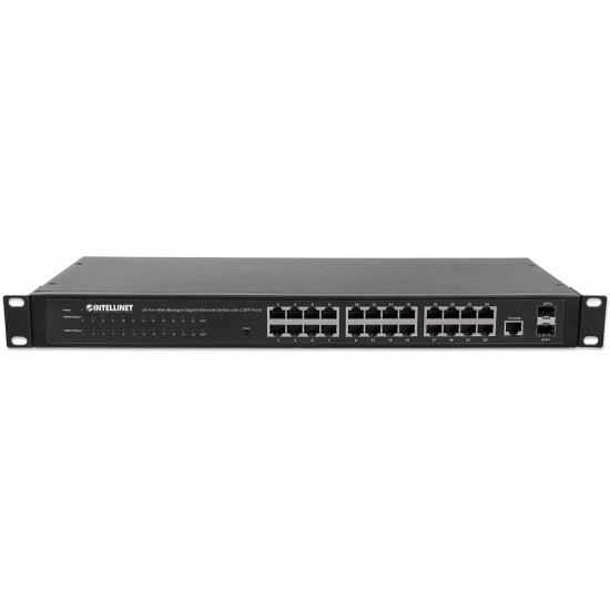 Switch Intellinet Gigab it 24x RJ45 + 2x SFP WE