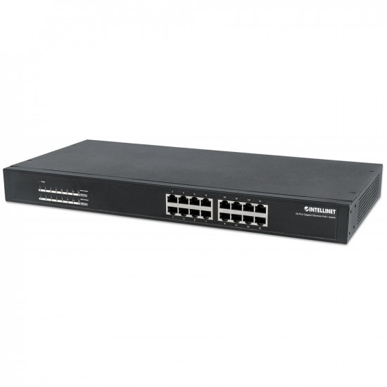 Switch Intellinet Gigab it 16x 1000Mbps RJ45 Po