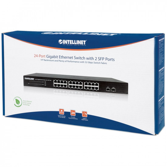 Switch Intellinet Gigab it 10/100/1000 24 SFP