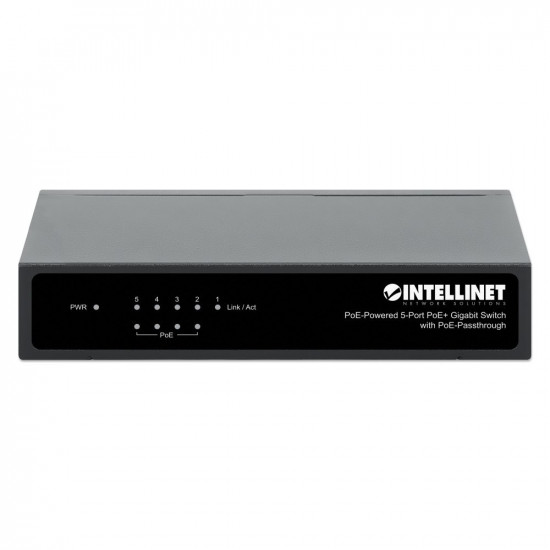 Switch Intellinet Gigab it 5xPoE Passthrough za