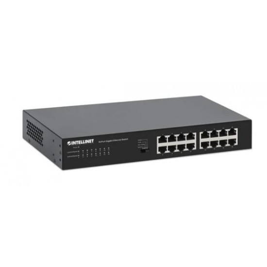 Switch Gigabit 16 ports RJ45 manual VLAN