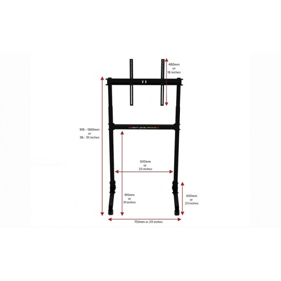 Free Standing Single Monitor stand