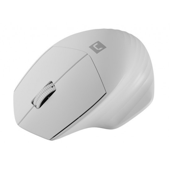 Wireless mouse Siskin 2 1600 DPI Bluetooth 5.0 + 2.4GHz, white