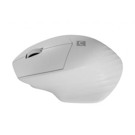 Wireless mouse Siskin 2 1600 DPI Bluetooth 5.0 + 2.4GHz, white