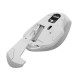 Wireless mouse Siskin 2 1600 DPI Bluetooth 5.0 + 2.4GHz, white