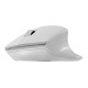 Wireless mouse Siskin 2 1600 DPI Bluetooth 5.0 + 2.4GHz, white