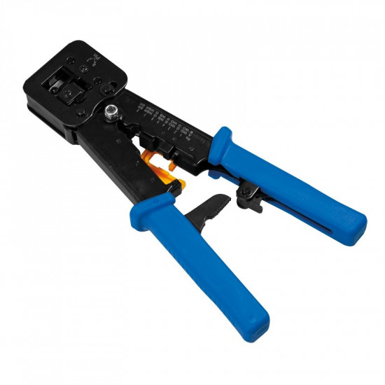 Crimping tool for RJ11/1 2/45/EZ with cutter