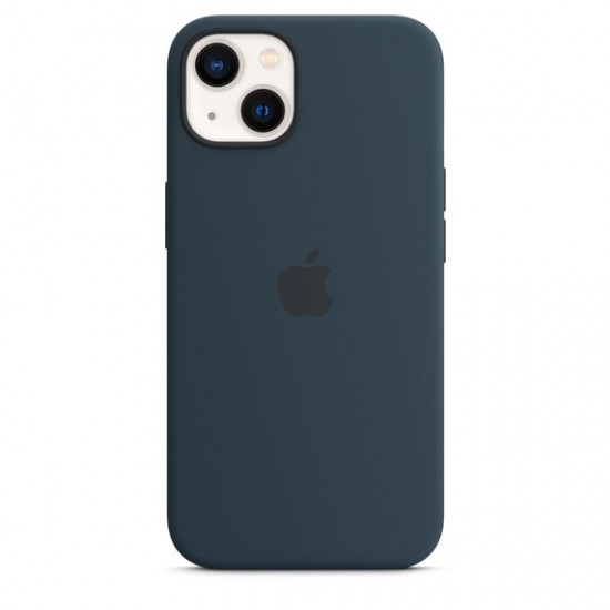 iPhone 13 Silicone Case with MagSafe - Abyss Blue