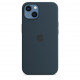 iPhone 13 Silicone Case with MagSafe - Abyss Blue