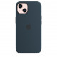 iPhone 13 Silicone Case with MagSafe - Abyss Blue