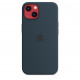 iPhone 13 Silicone Case with MagSafe - Abyss Blue