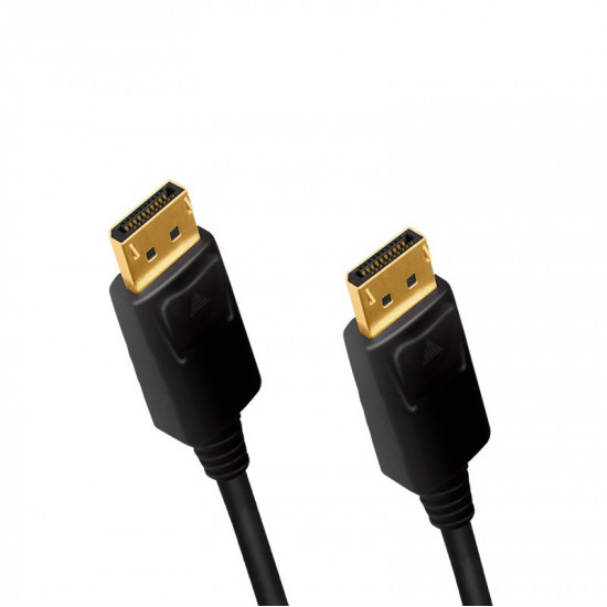 Displayport cable M/M, 4K/60Hz, 3m, black