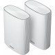 System WiFi 6 ZenWiFi XP4 AX1800 2-pack white