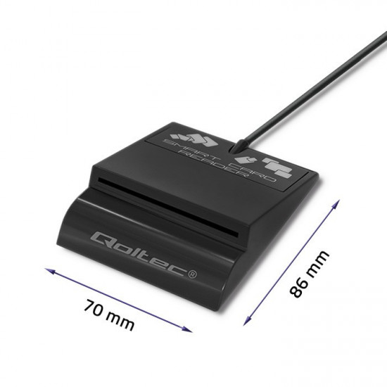 Intelligenst smart ID card reader, USB type C