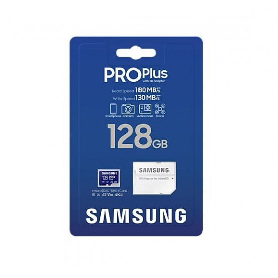 Memory card microSD MB-MD128SA/EU 128GB PRO Plus + Adapter