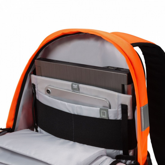 Laptop 15.6 inches backpack Hi-VIS 25l orange